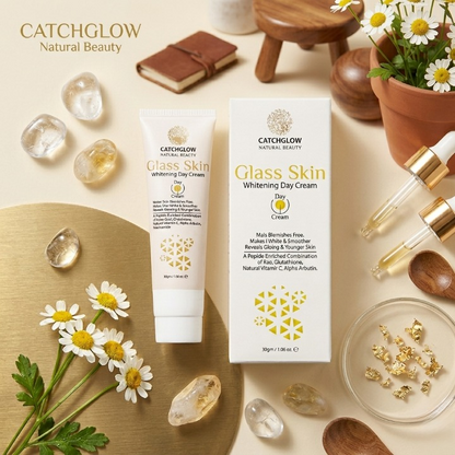Catchglow Natural Beauty Radiance Day Cream 30g – Daily Moisturizing Face Cream for Smooth, Glowing Skin