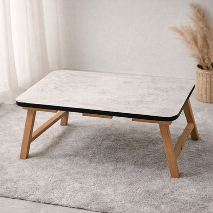 Multi-Purpose Wooden Folding Table – Portable Laptop Desk for Study, Reading, Bed & Home Office Use
