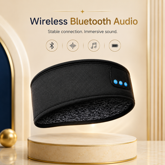 Wireless Bluetooth Music Headband for Sleep, Gym & Travel