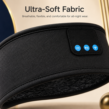 Wireless Bluetooth Music Headband for Sleep, Gym & Travel