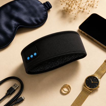 Wireless Bluetooth Music Headband for Sleep, Gym & Travel