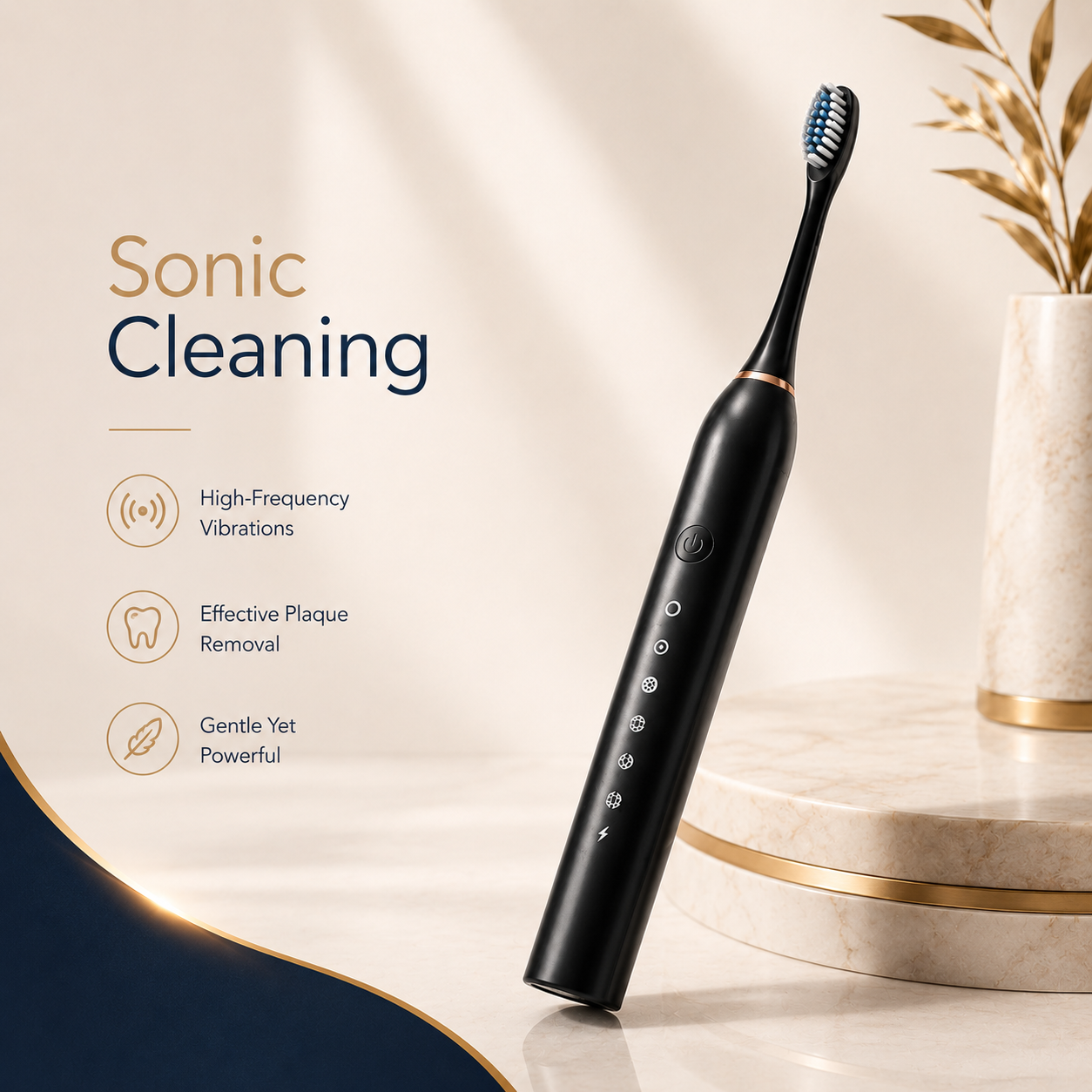 Electric Toothbrush for Deep Teeth Cleaning & Daily Oral Care