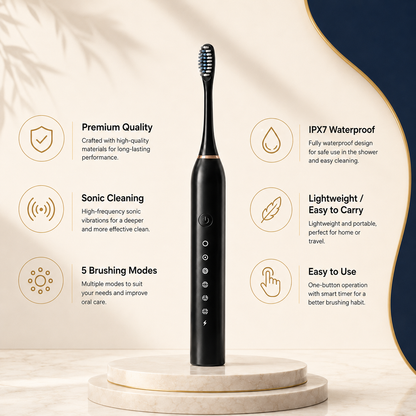 Electric Toothbrush for Deep Teeth Cleaning & Daily Oral Care