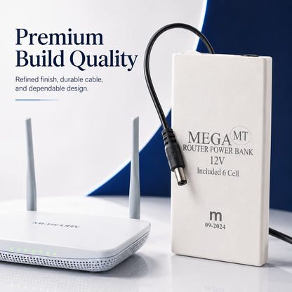 Xiaomi Mi 20000mAh 12V Router Power Bank Mini UPS Battery Backup for WiFi Router