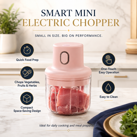 Smart Mini Electric Chopper for Kitchen – Compact Food Chopper in Pakistan