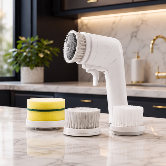 Electric Cleaning Brush for Kitchen, Bathroom & Tile Cleaning