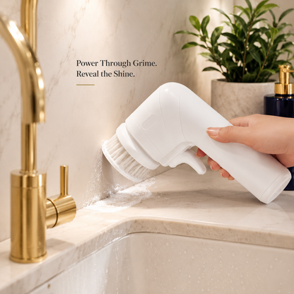 Electric Cleaning Brush for Kitchen, Bathroom & Tile Cleaning