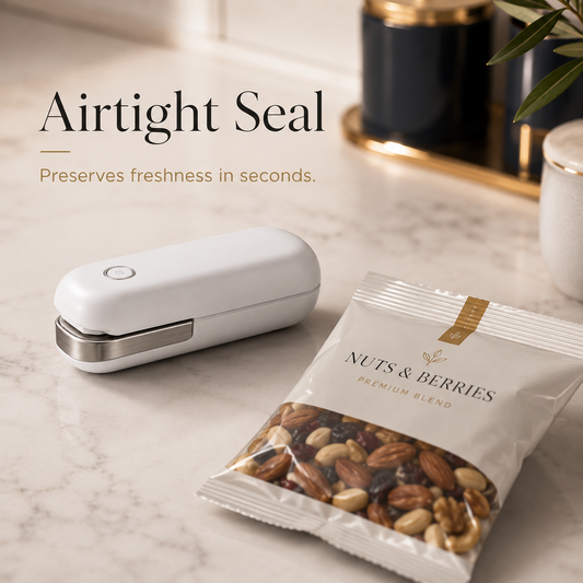 Mini Bag Sealer Portable Heat Sealing Machine for Food Storage