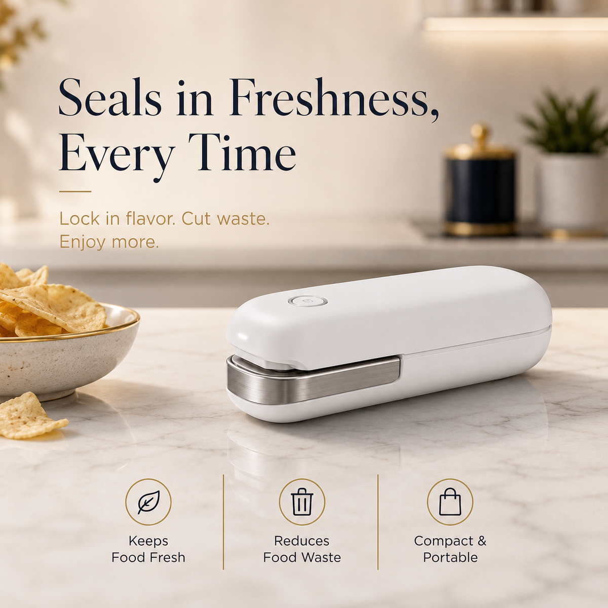 Mini Bag Sealer Portable Heat Sealing Machine for Food Storage