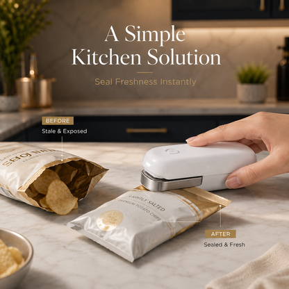 Mini Bag Sealer Portable Heat Sealing Machine for Food Storage