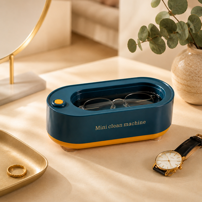 Portable Ultrasonic Cleaner Machine – High Frequency Jewelry, Glasses & Watch Cleaning Device (Random Color)