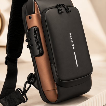 Premium Anti-Theft Sling Bag with Password Lock – Large Capacity Crossbody Travel & Shoulder Chest Bag