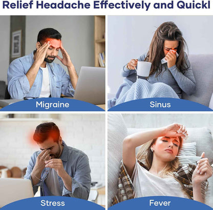 Instant Headache Relief Cap | Cooling Gel Migraine Relief Hat | Hot & Cold Therapy for Head Comfort